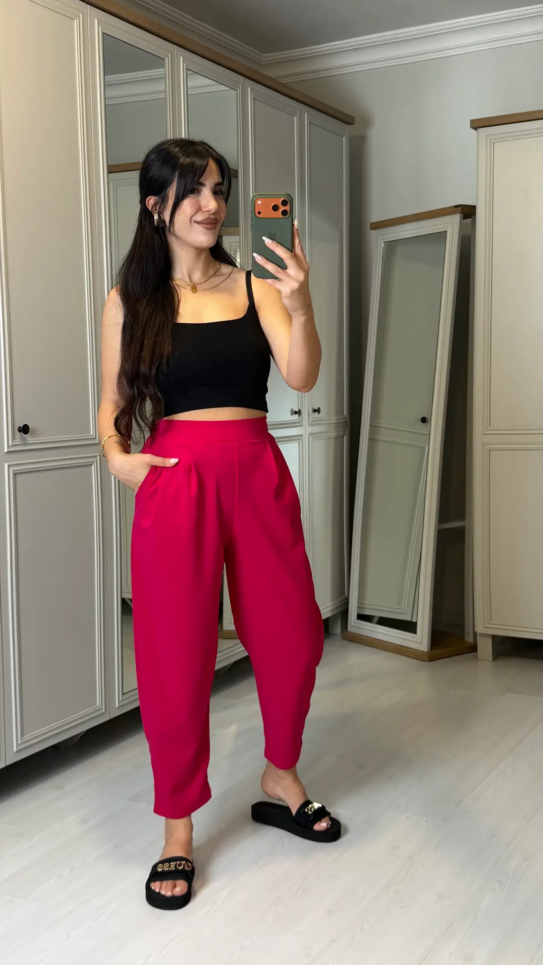 Zenna Fuşya  Harem Pantolon - Fuşya