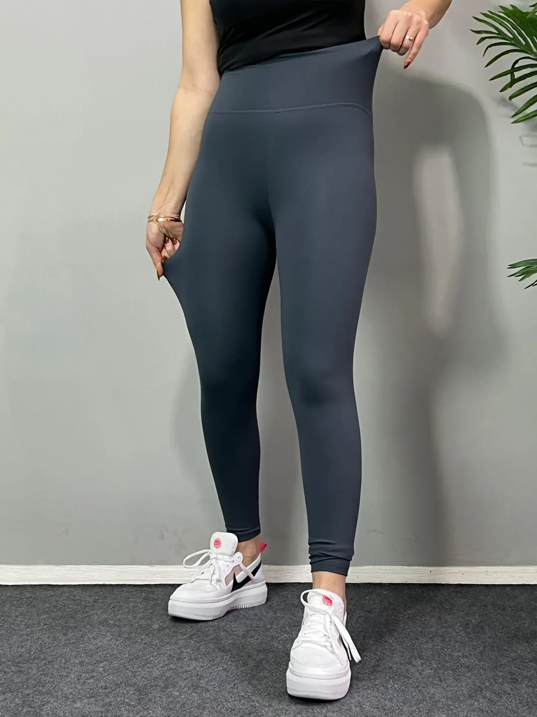 Nano Fit Füme Likralı Tayt