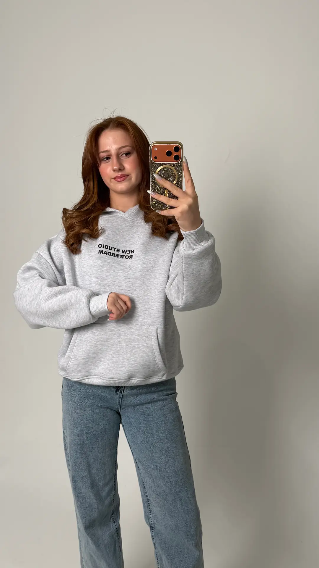 Project Baskılı Sweatshirt - Gri