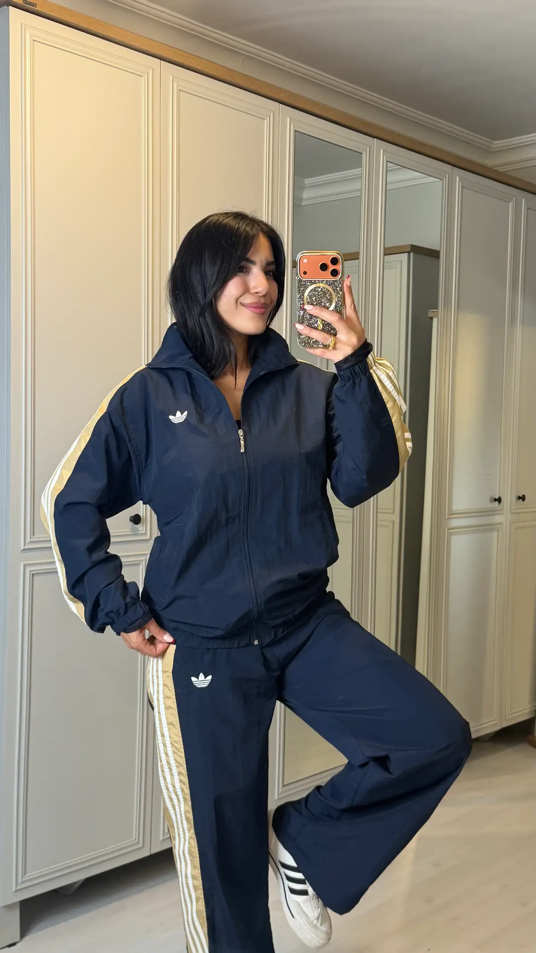 Lika Lacivert Şeritli Viral İkili Takım - Lacivert