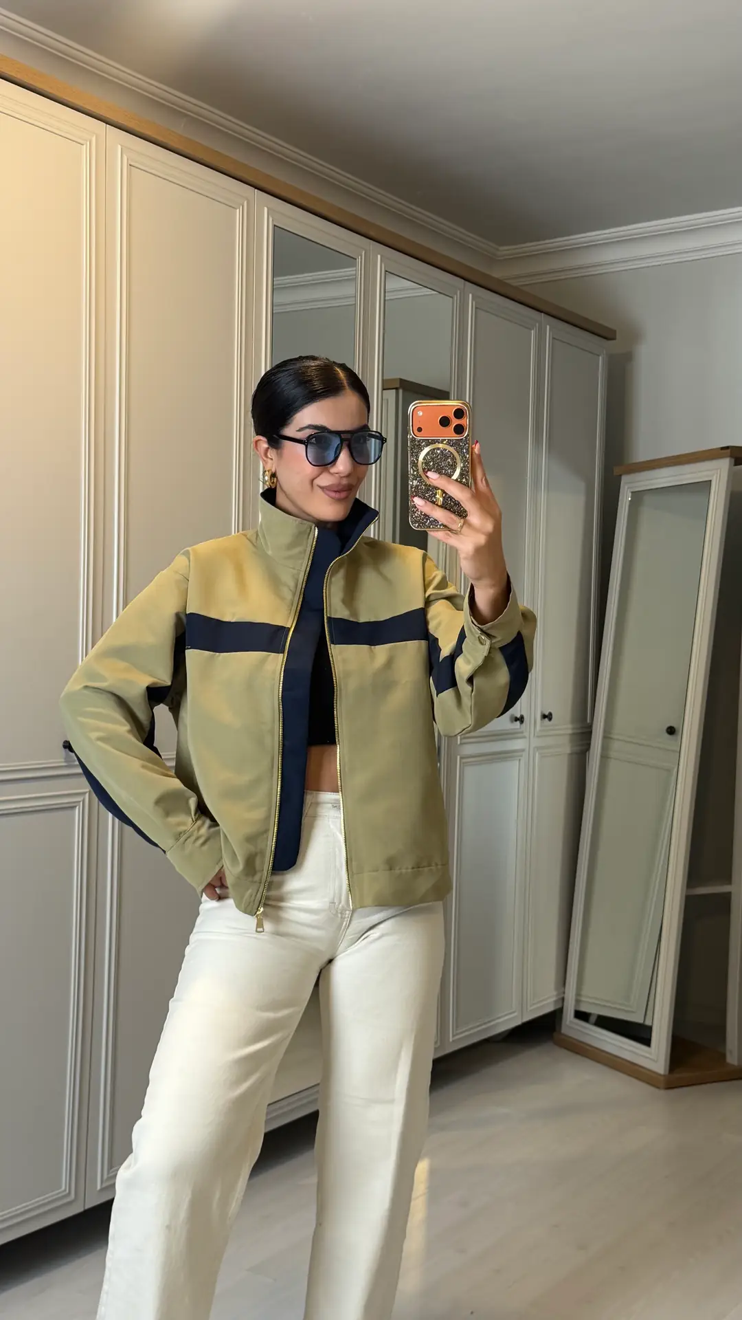 Vino Yeşil Astarlı Viral Ceket - Yeşil