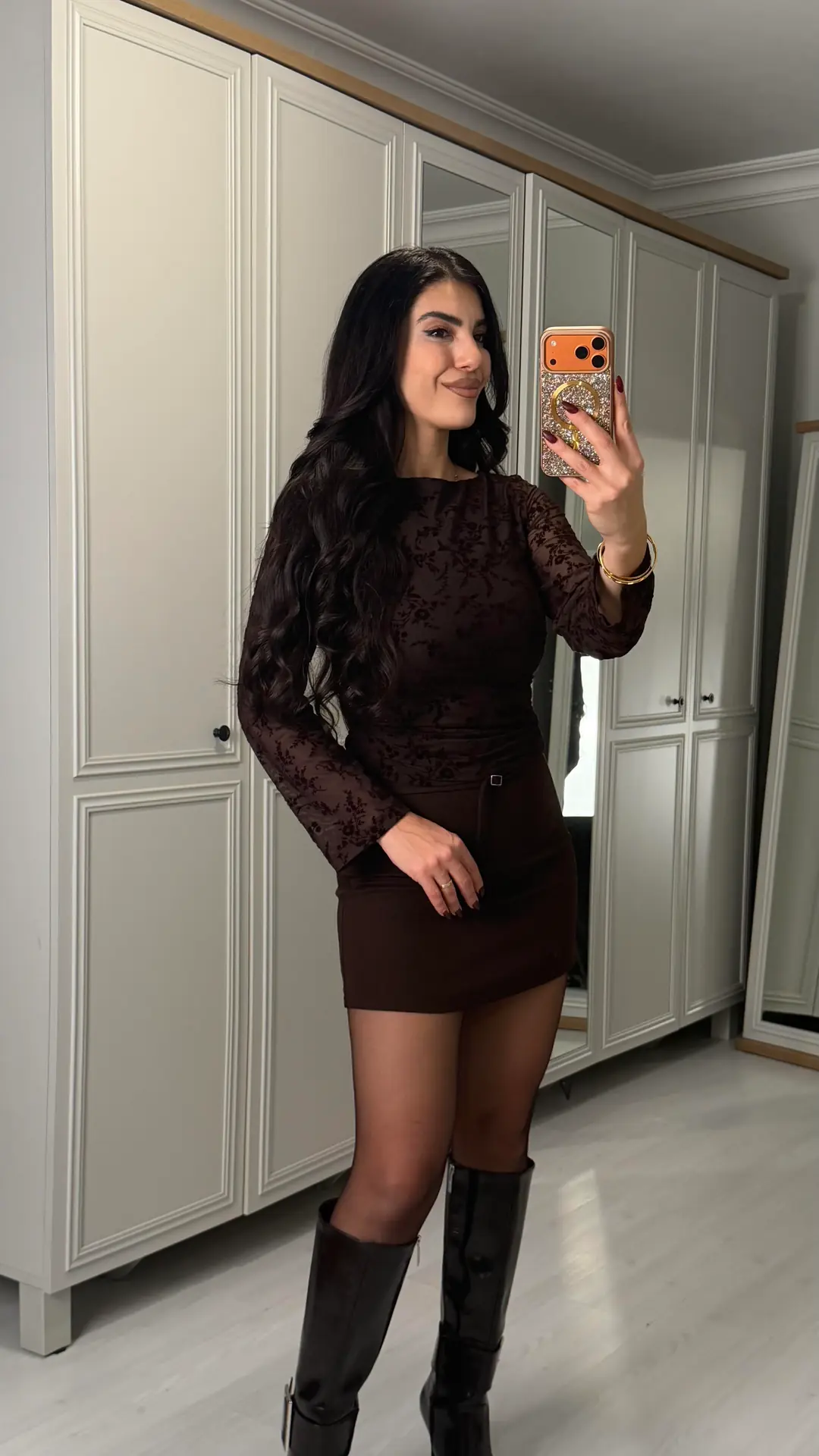 Cristi Kahverengi Zr. Etek
