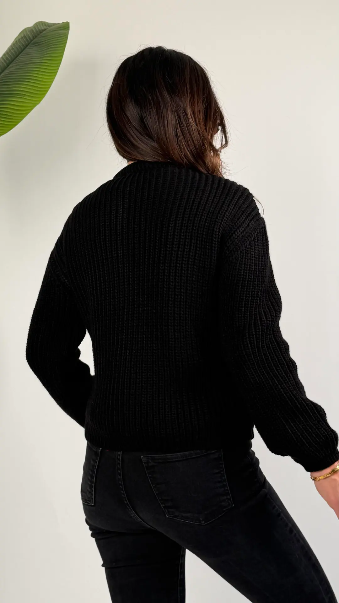 Duci Siyah Gold Düğmeli Pinterest Hırka