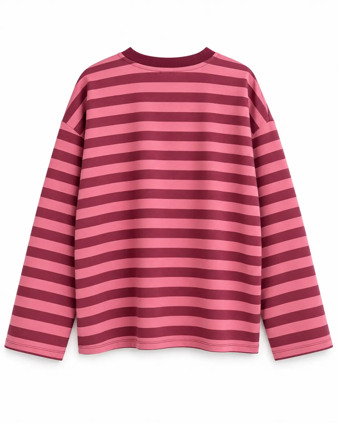 New York City Baskılı Çizgili Sweatshirt