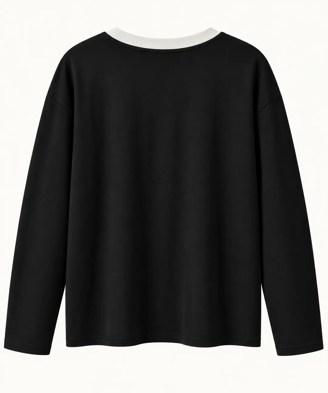 Nory Siyah Basic Sweatshirt
