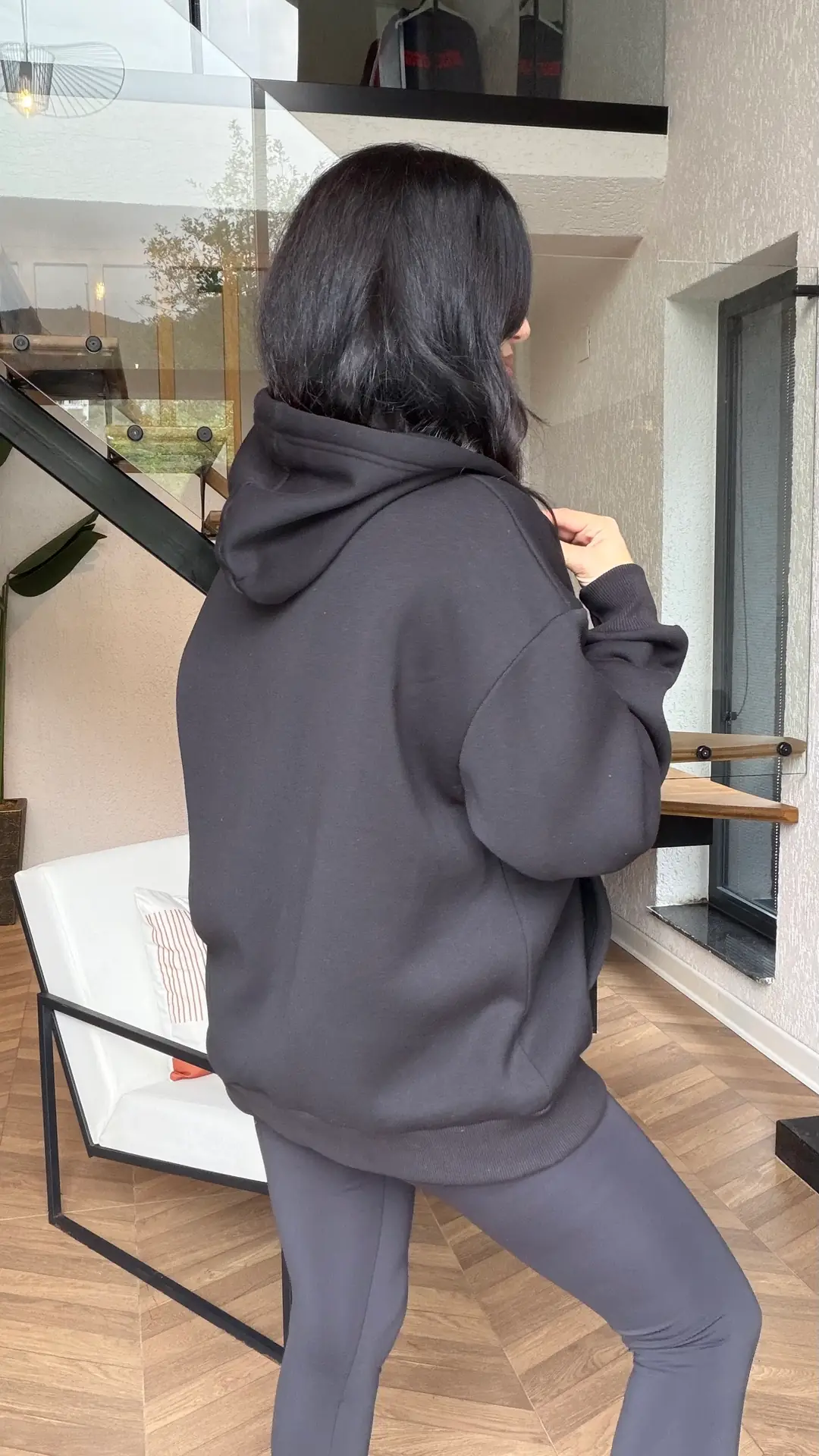 Paen Üç İplik Şardonlu Fermuarlı Sweatshirt