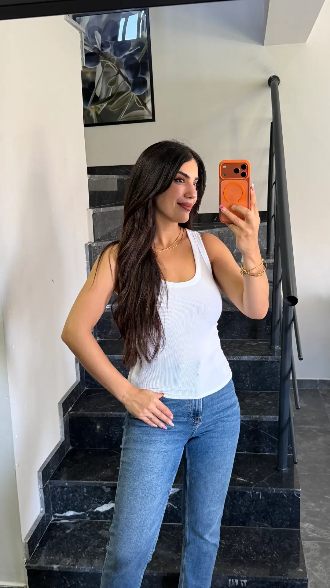 Beyaz Kaşkorse Atlet - Beyaz