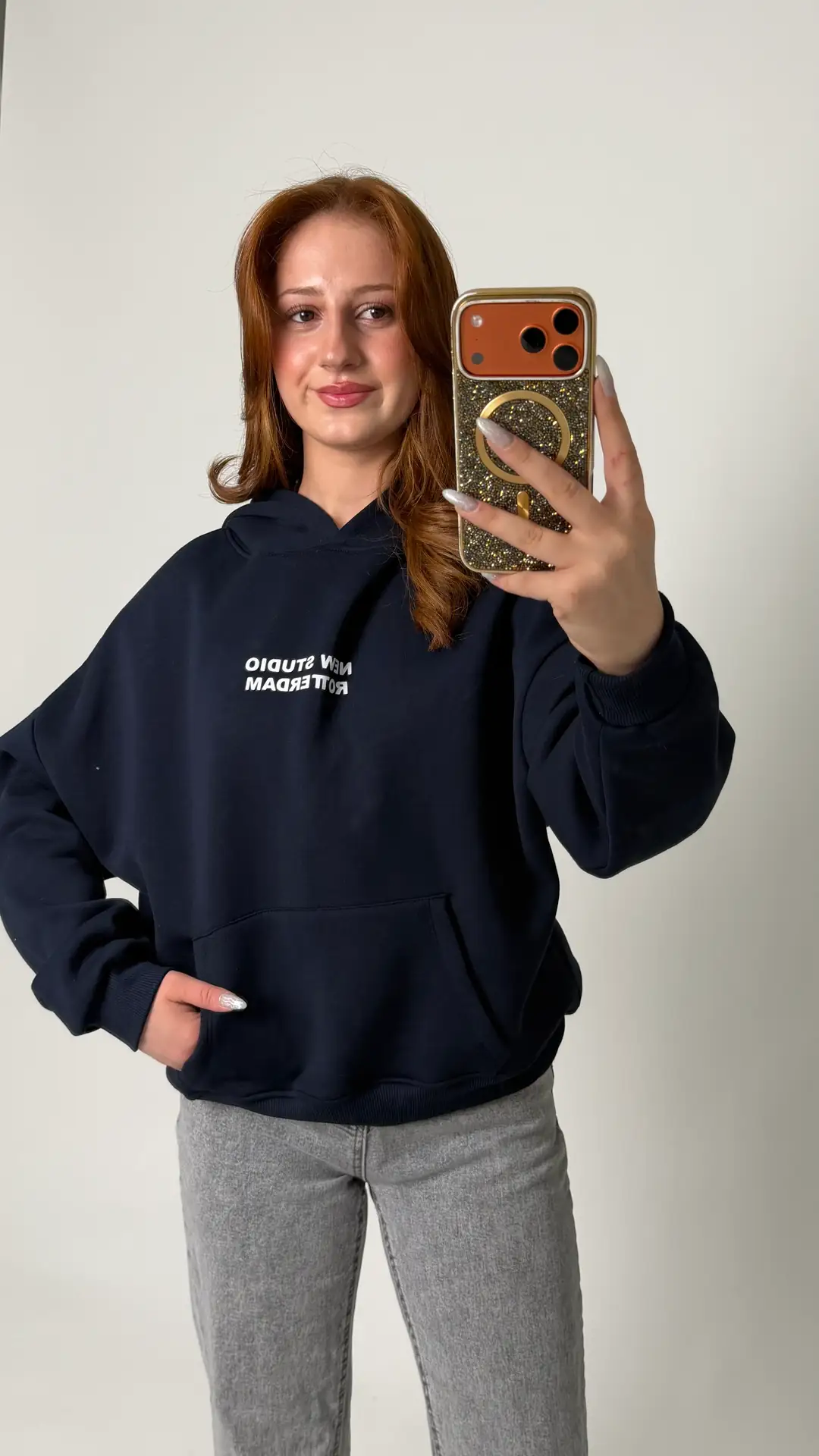 Project Baskılı Sweatshirt - Lacivert