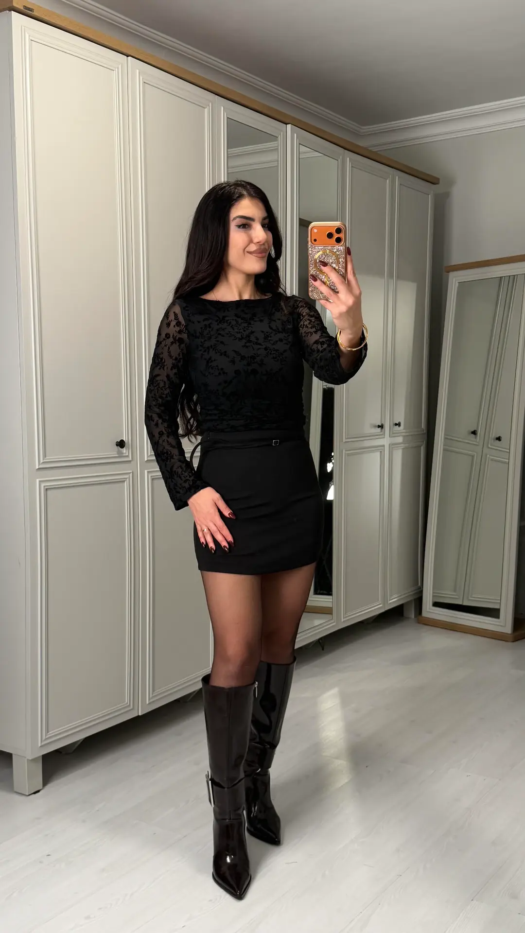 Cristi Siyah Zr. Etek - Siyah