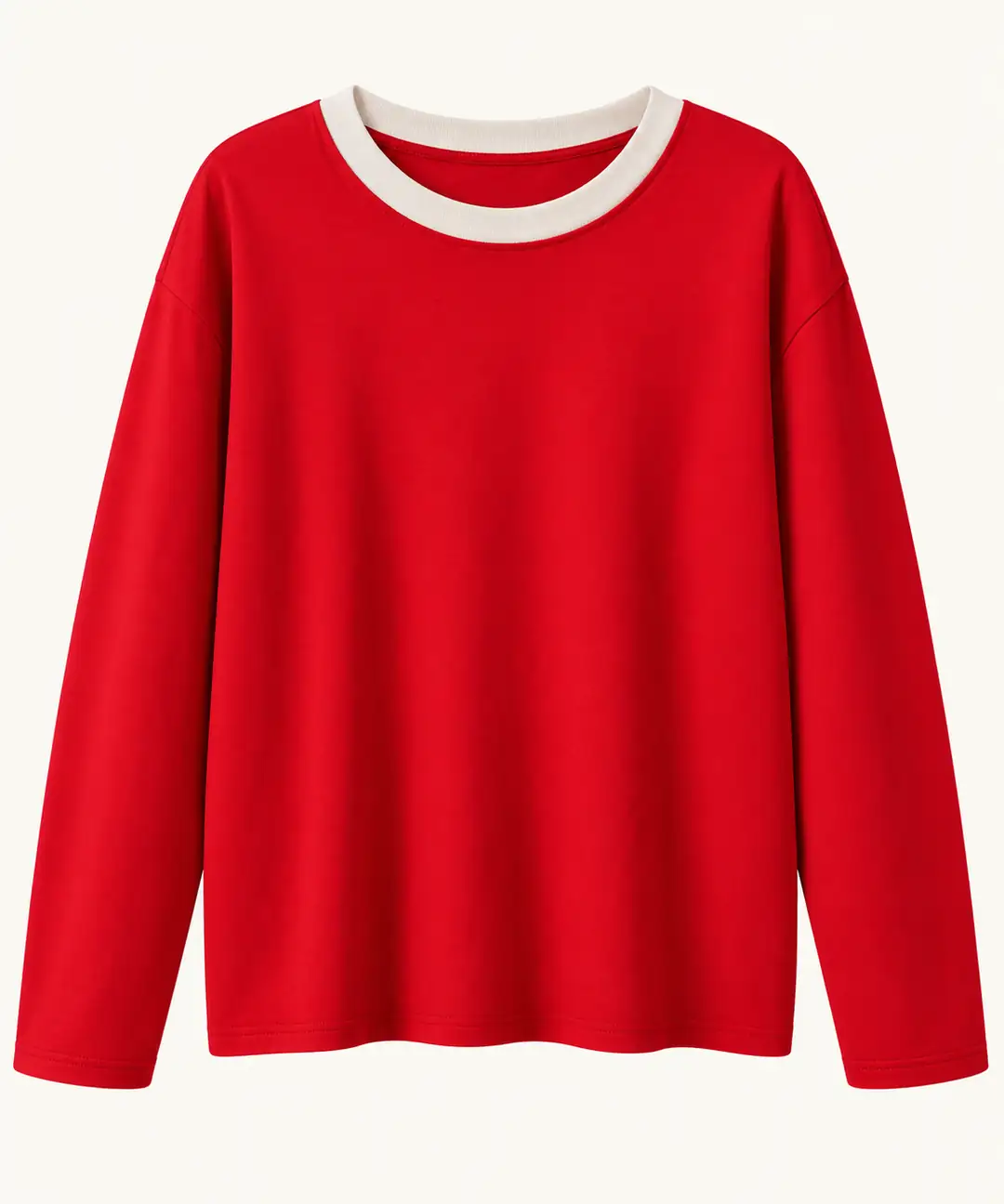 Nory Kırmızı Basic Sweatshirt - Kırmızı