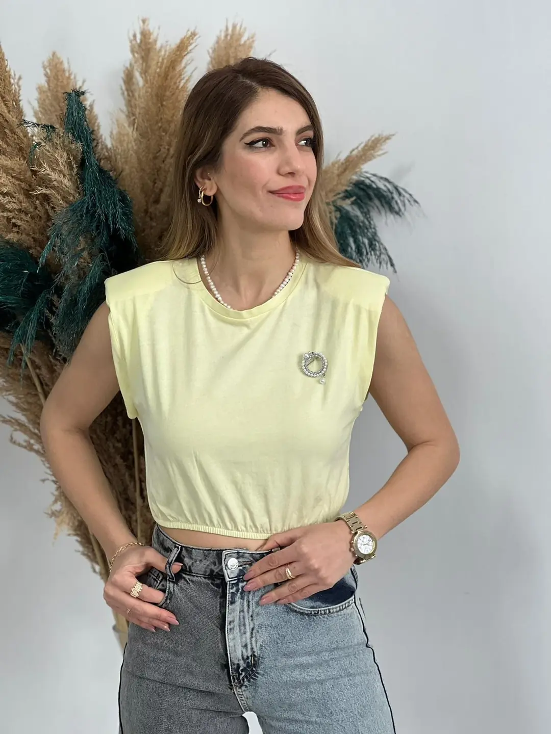 Balger Sarı Vatkalı Tişört