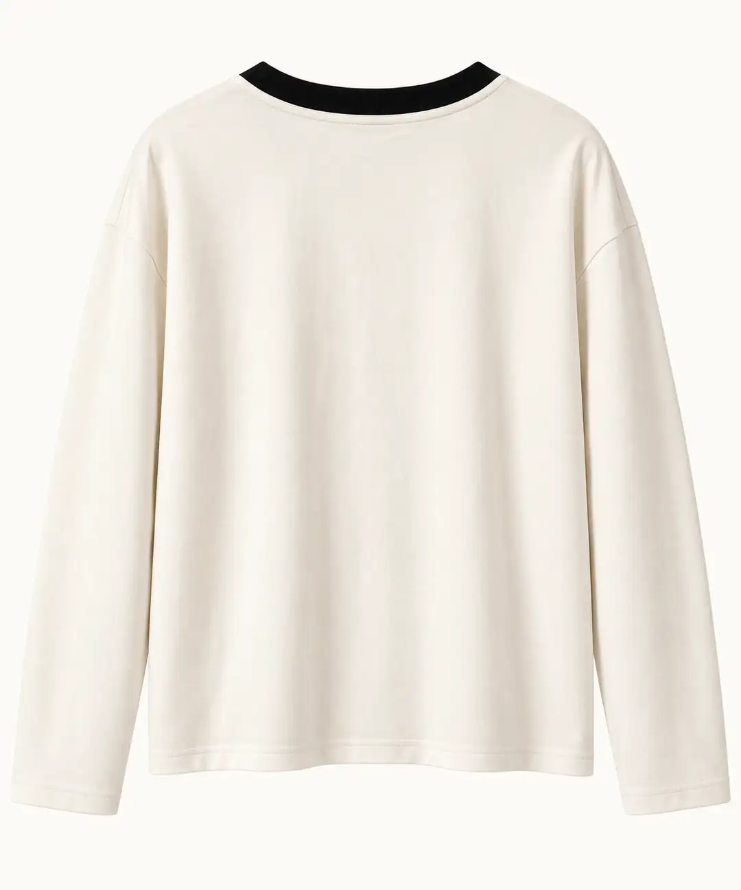 Nory Ekru Basic Sweatshirt