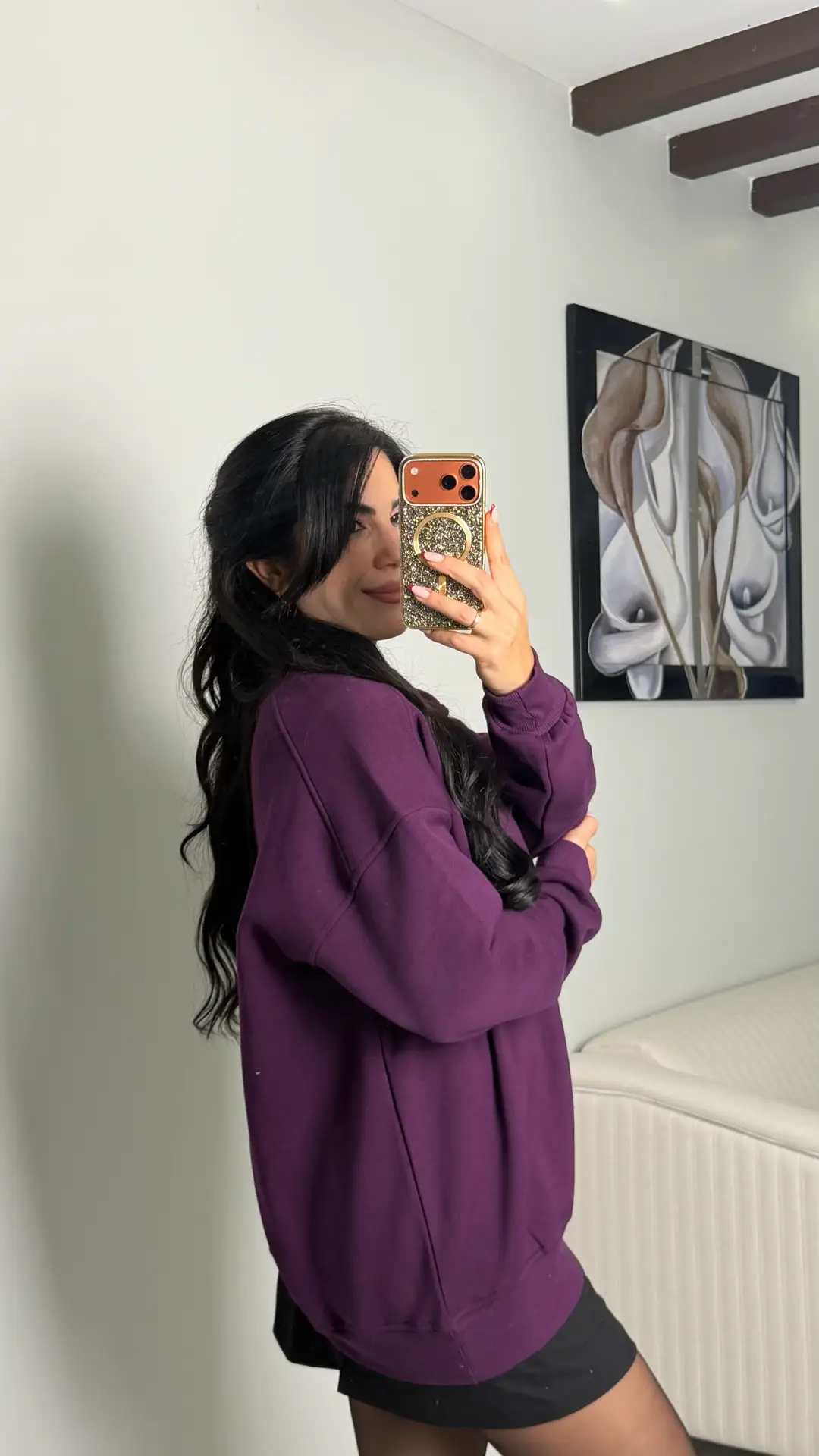 Vane Mürdüm Bisiklet Yaka Sweatshirt
