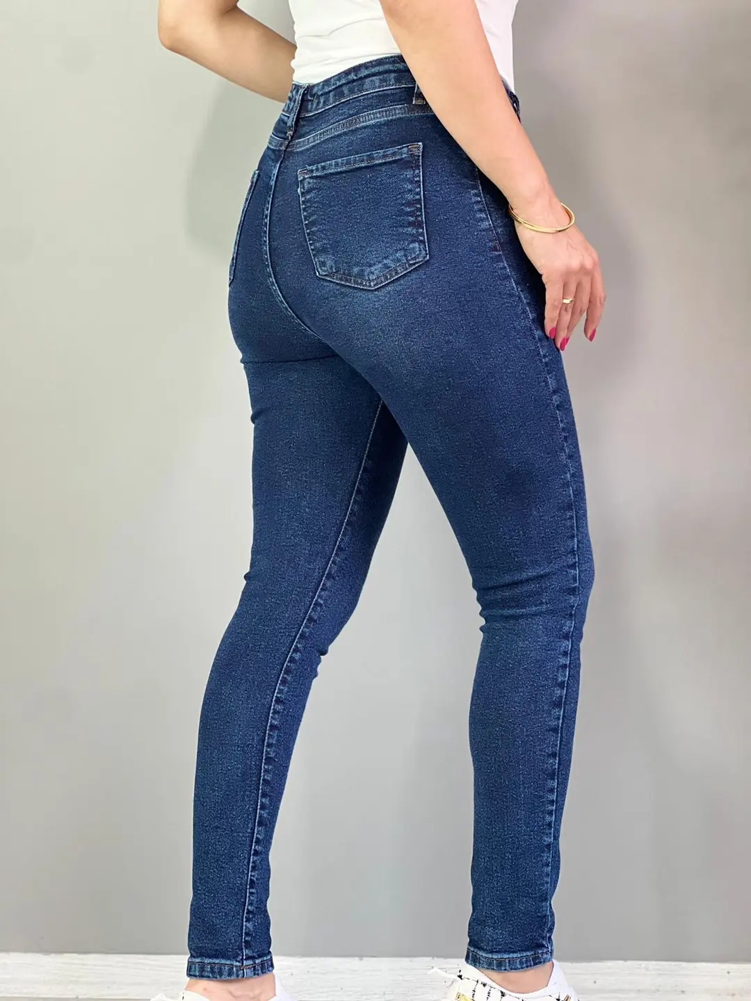 Fedora Yüksek Bel Likralı Jean